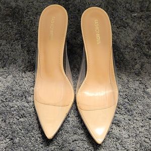 Fashion Nova Clear Heels